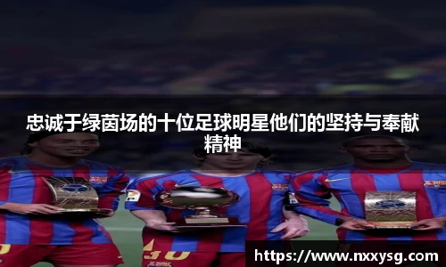 忠诚于绿茵场的十位足球明星他们的坚持与奉献精神